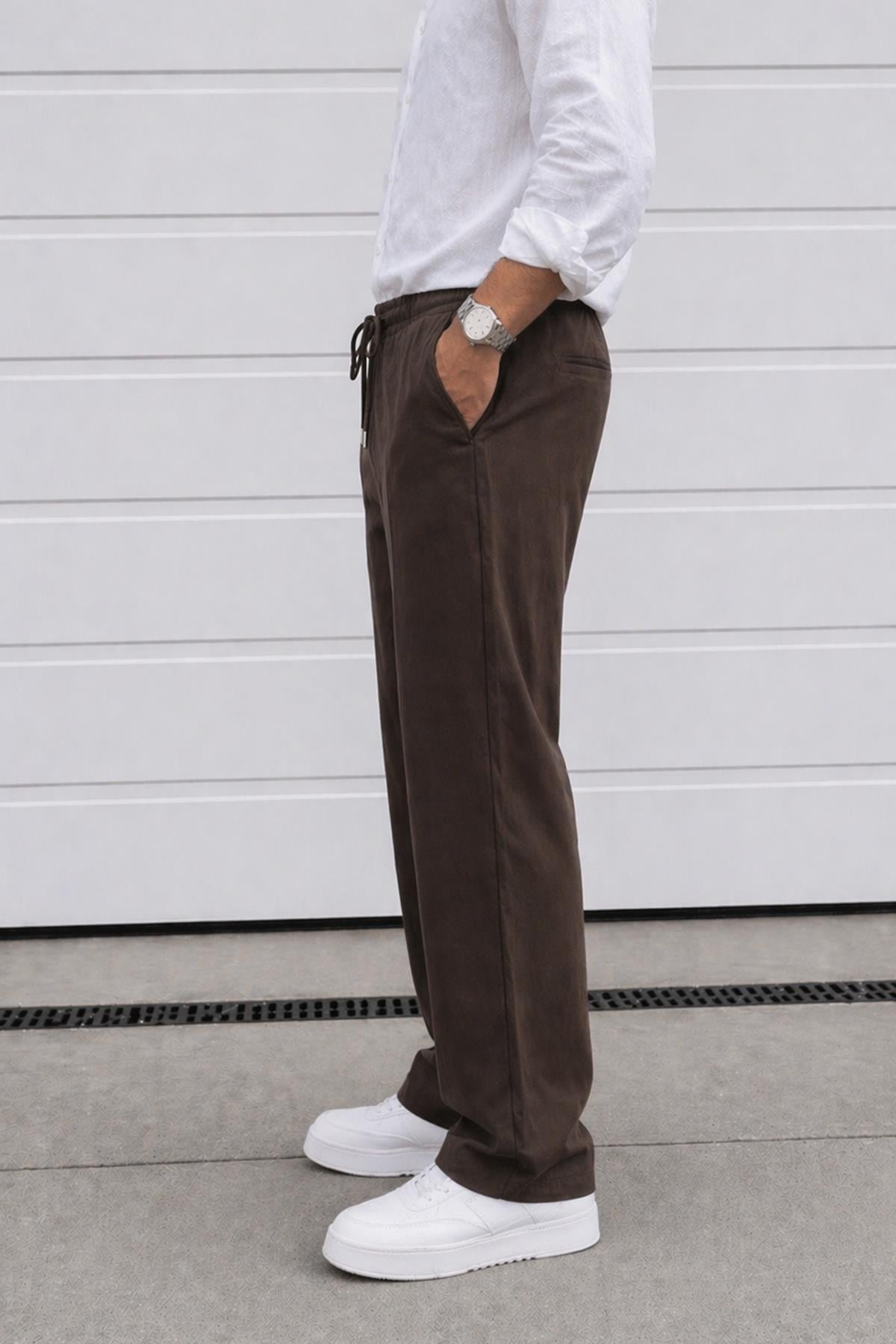 Modal Kumaş Oversize Rahat Baggy Pantolon