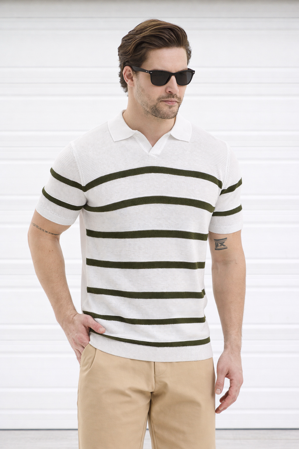 Polo Yaka Triko Erkek Pamuklu Tişört