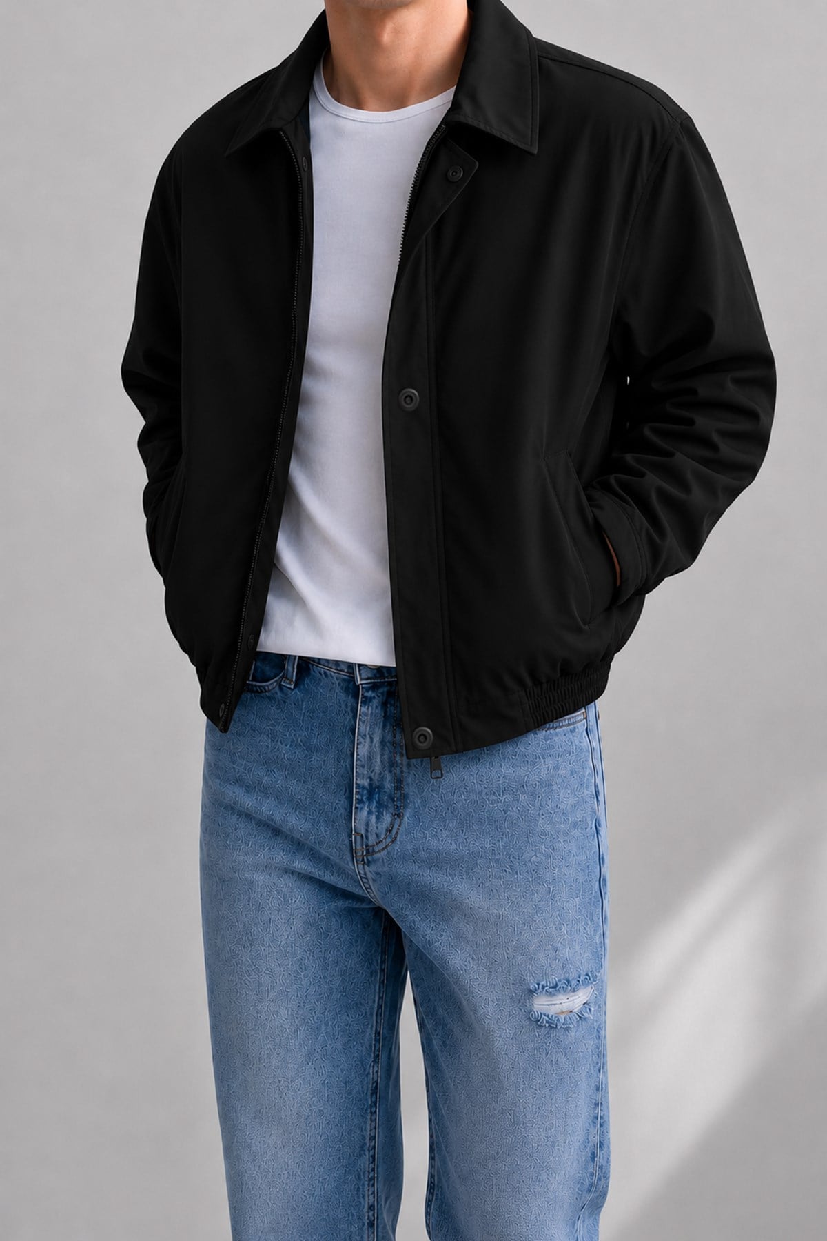 Oversize Nova Kumaş Mevsimlik Erkek Ceket