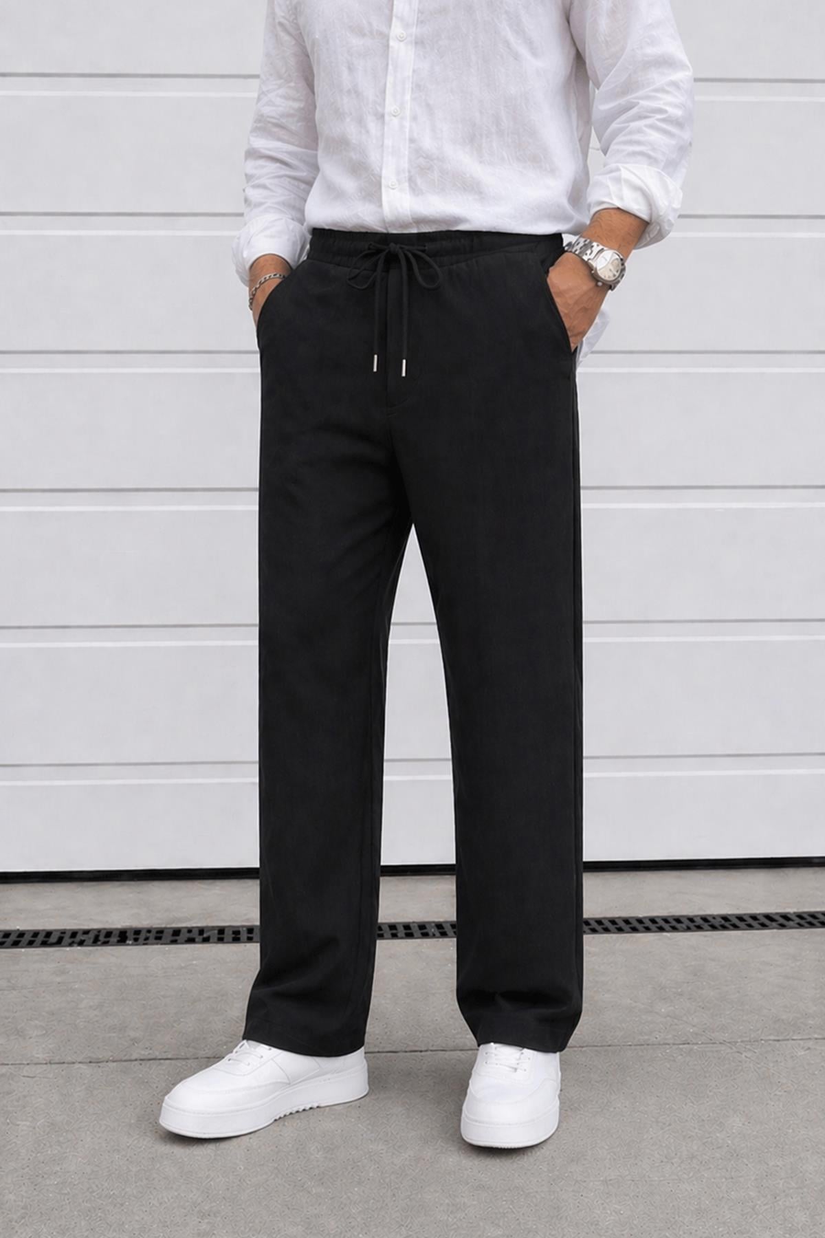 Modal Kumaş Oversize Rahat Baggy Pantolon