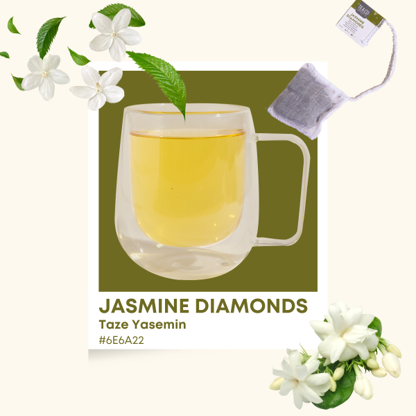 Yaseminli Yeşil Çayın Aromatik Büyüsü: Jasmine Diamonds