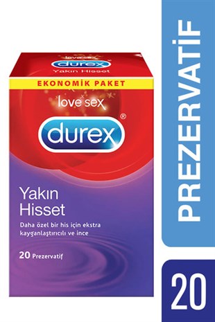 Durex Yakın Hisset Prezervatif 20 li