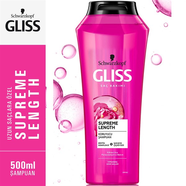 Gliss Supreme Length Koruyucu Şampuan 500 ML