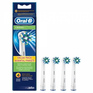 Oral-B Diş Fırçası Yedek Başlığı Cross Action 4 Lü