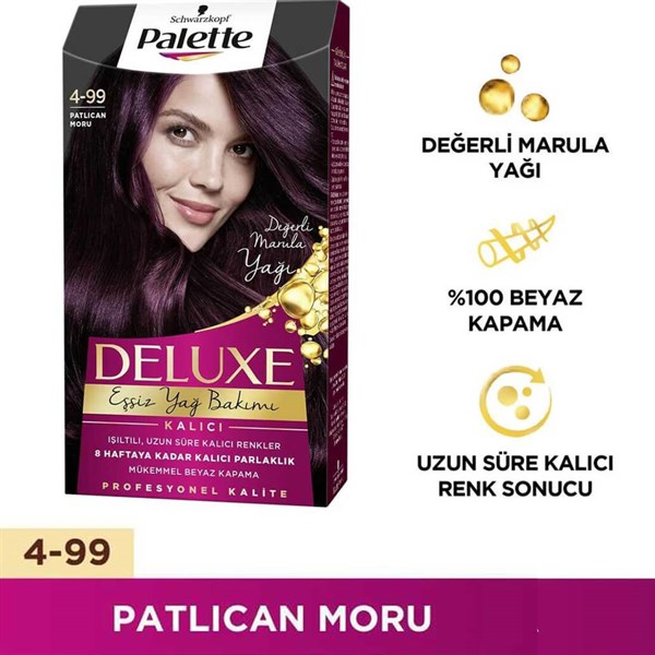 Palette Deluxe Kalıcı Saç Boyası 5-889 Şarap Kızılı | Ehersey.com