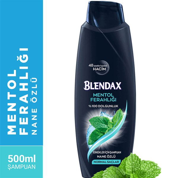 Blendax Mentol Ferahlığı Şampuan 500 ML Nane Özlü | Ehersey.com