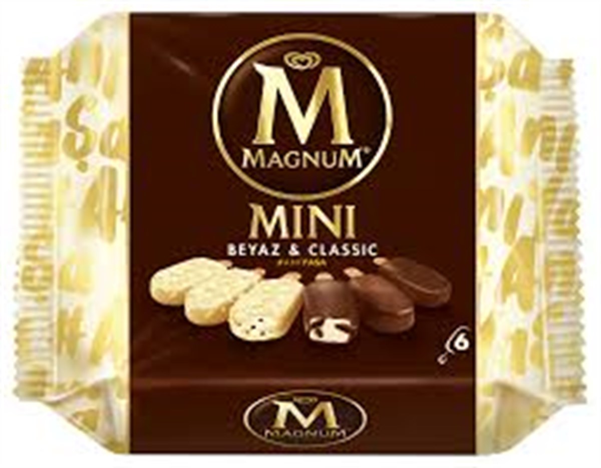 ALGİDA MAGNUM MINI BEYAZ & CLASSIC DONDURMA