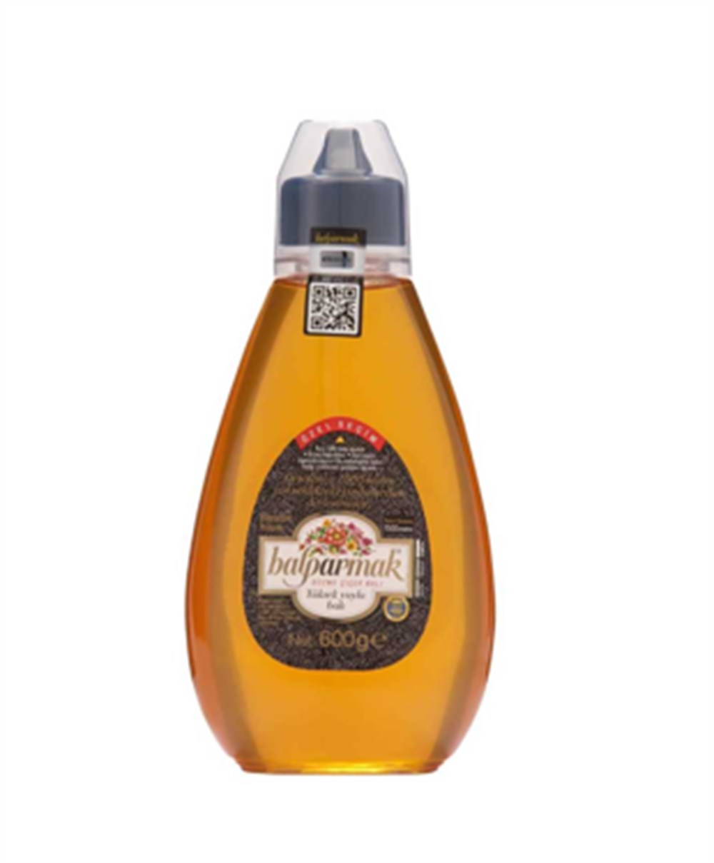 BALPARMAK SÜZME ÇİÇEK  BALI ÇIT KAPAK 600 GR