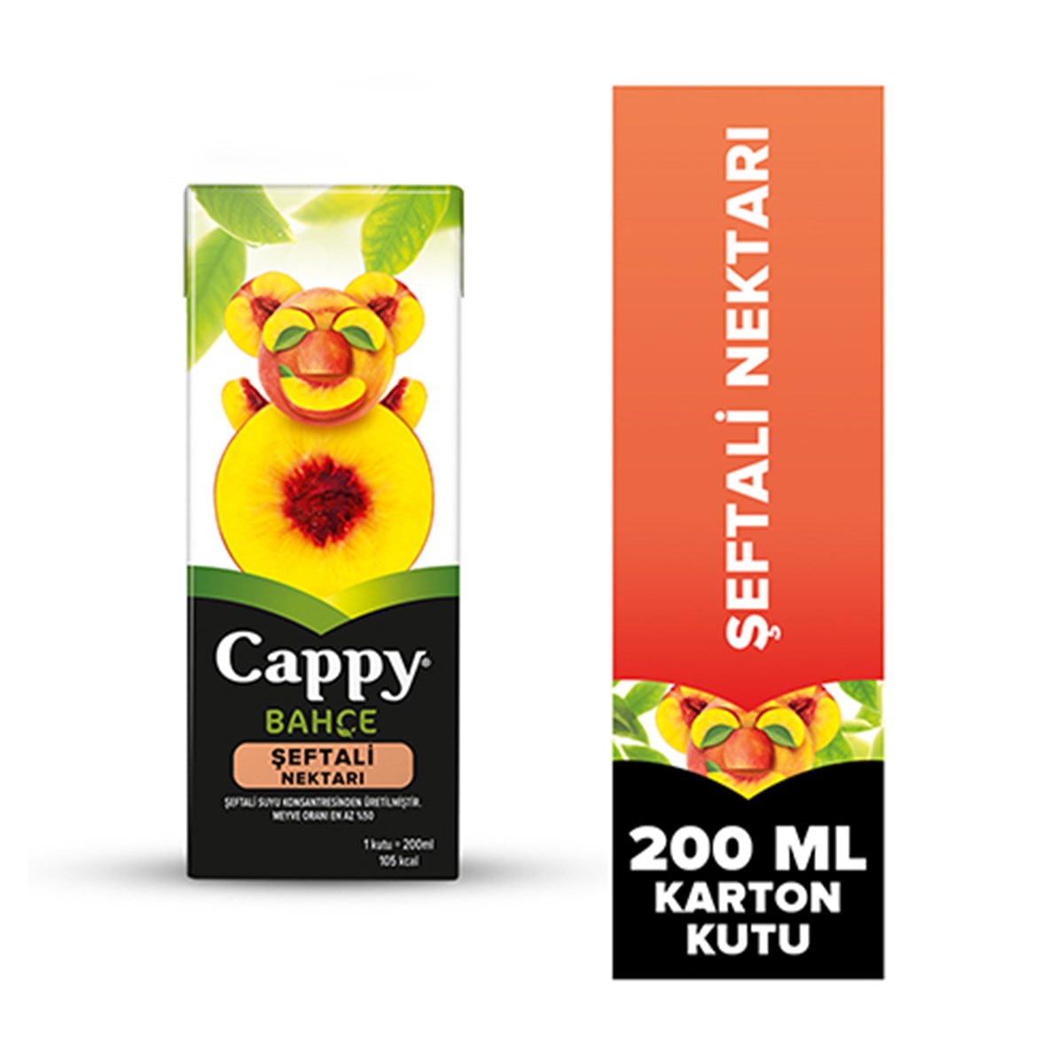 CAPPY M.SUYU ŞEFTALİ+ATOM 200ML..