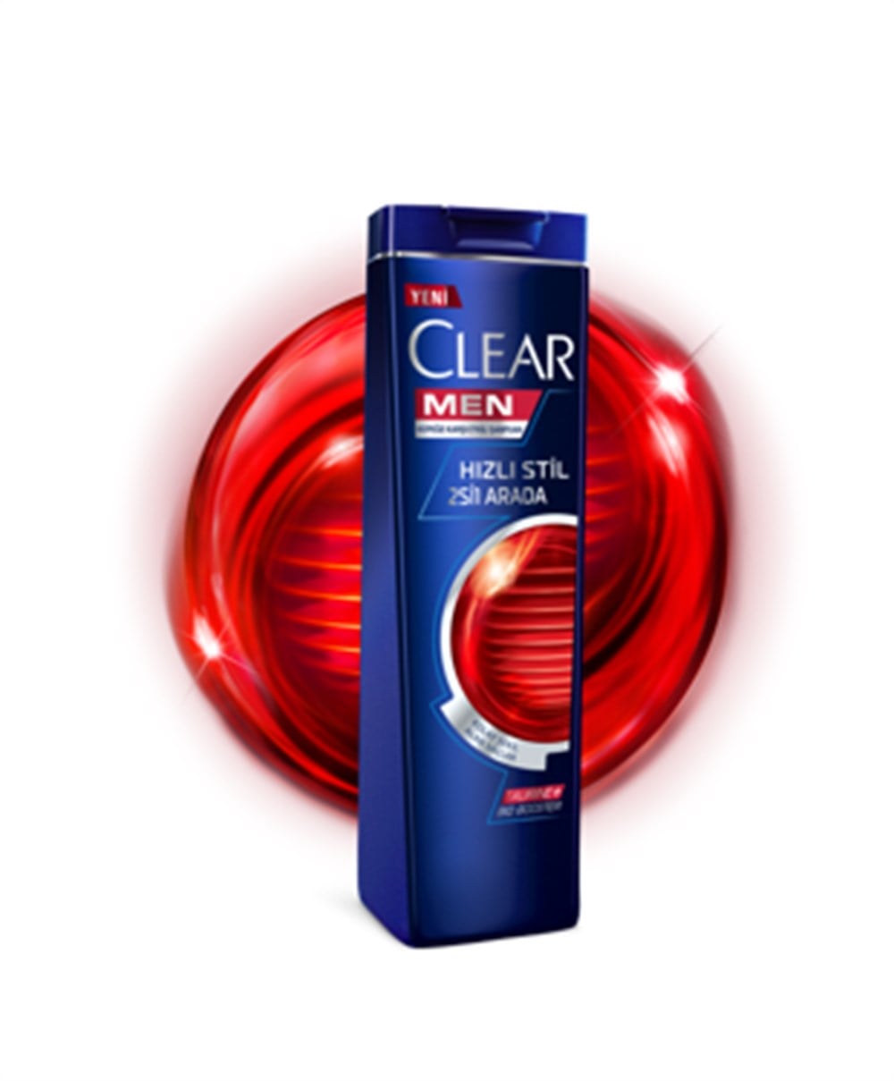 CLEAR MEN HIZLI STİL 2Sİ1 ARADA  ŞAMPUAN 550ML