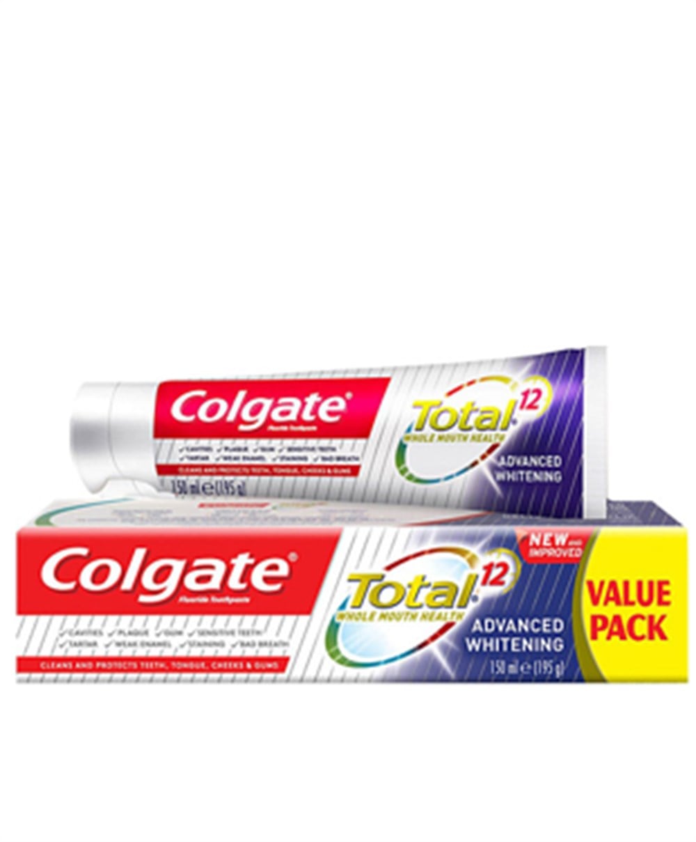 COLGATE DİŞ MACUN TOTAL GELİŞMİŞ BEYAZLIK 150 ML