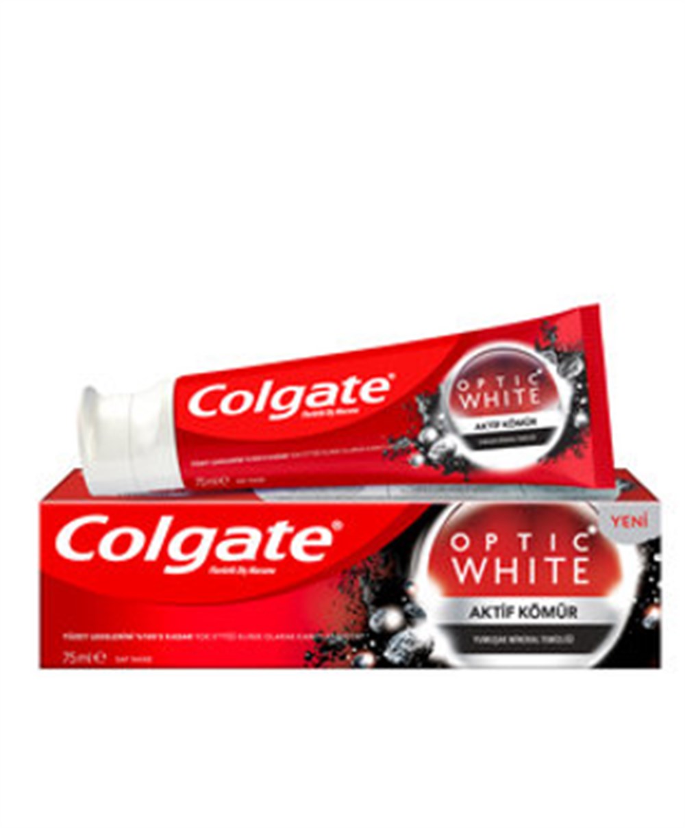 COLGATE MACUN OPTİC WHİTE AKTİF KÖMÜR 75ML