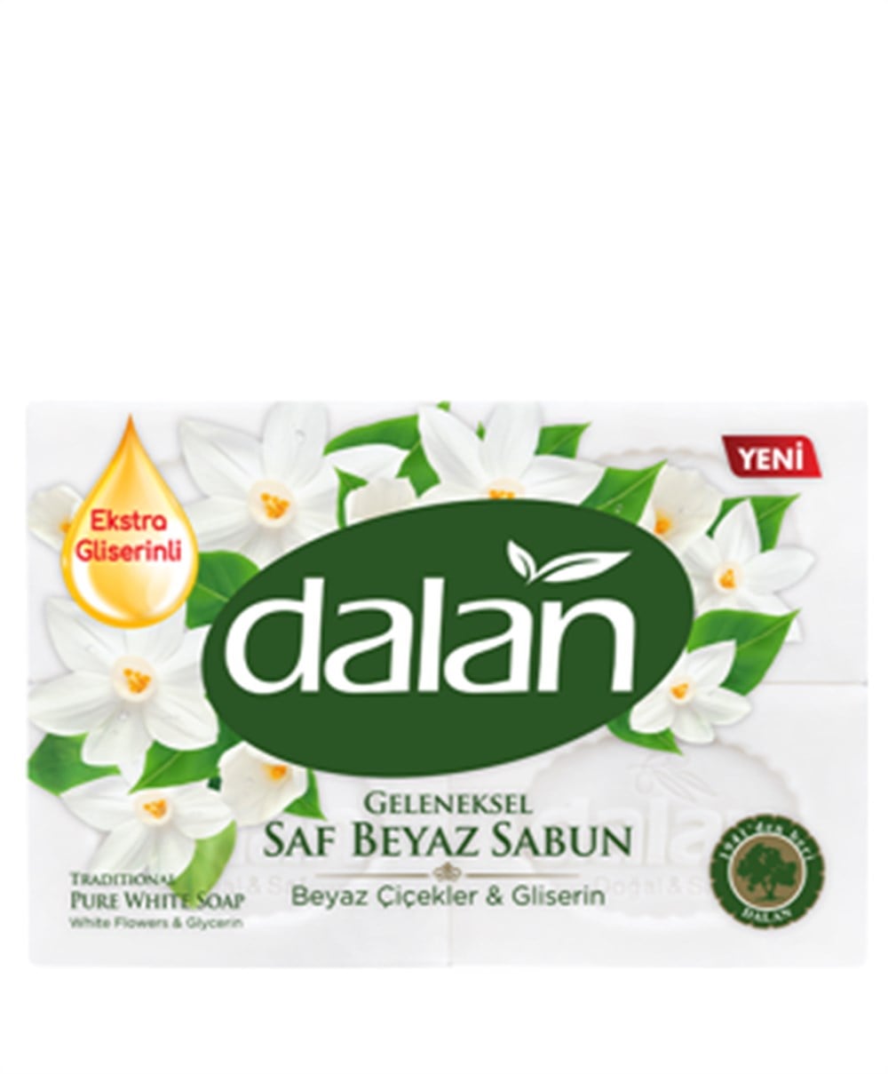 DALAN BANYO SABUNU BEYAZ ÇİÇEKLER  4X150 GR