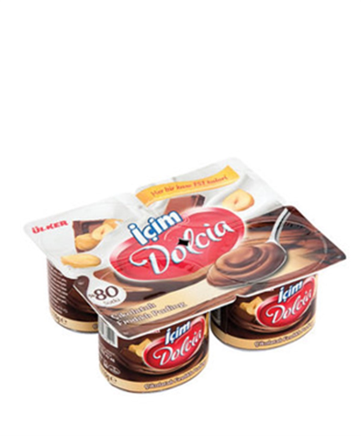 ICIM DOLCIA ÇİKOLATALI FINDIKLI PUDING 4X110