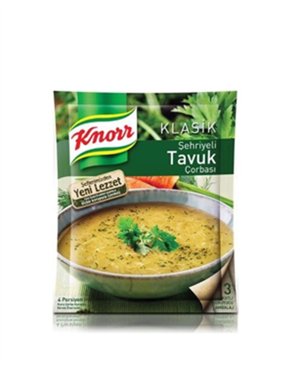 KNORR KLASIK SEHRIYELI TAVUK CORBASI 58GR