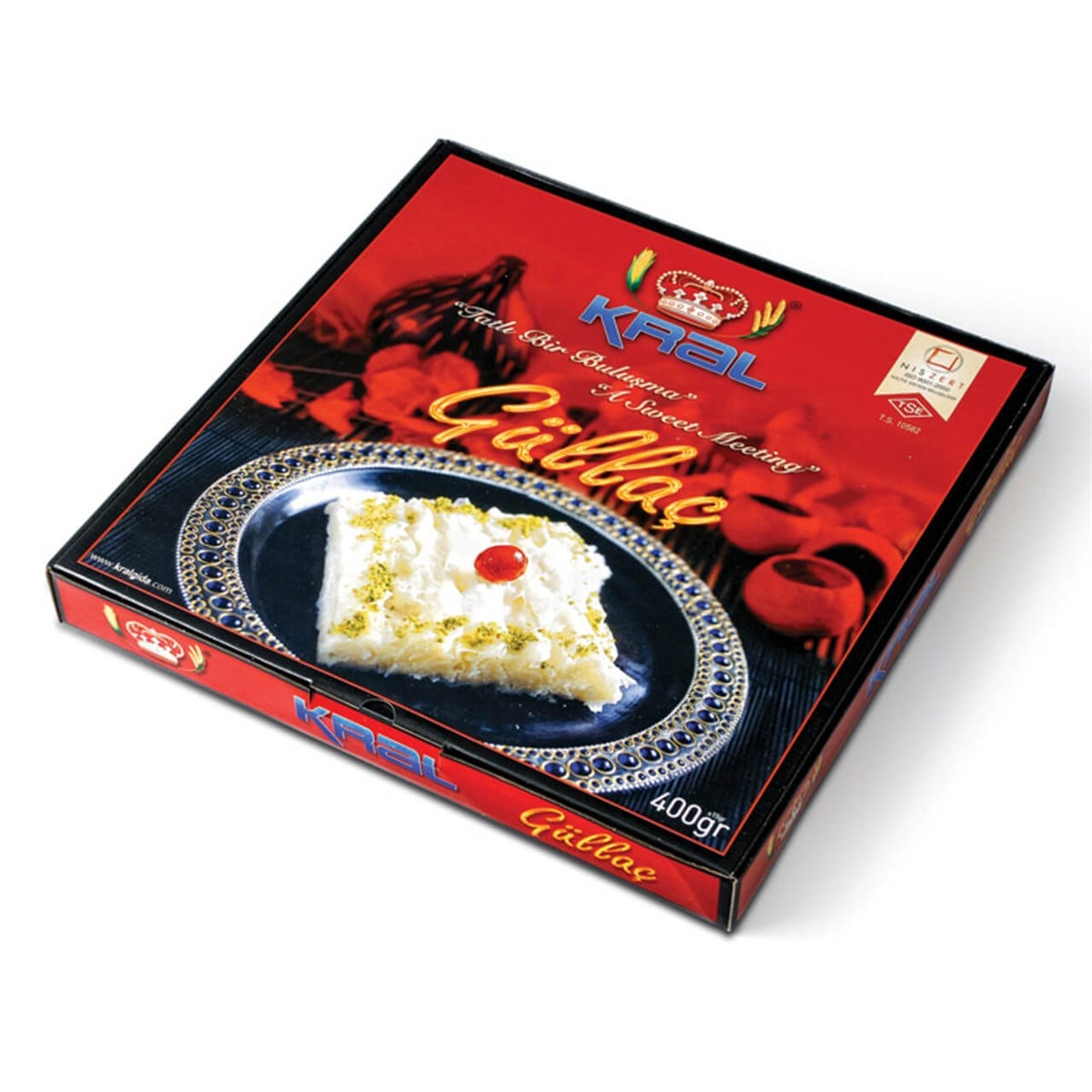 KRAL GÜLLAÇ TATLISI 400GR KUTU