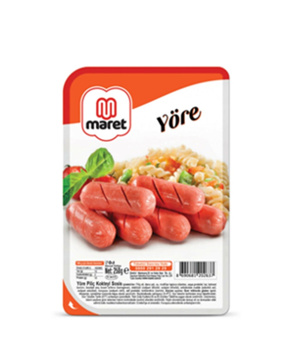 MARET YÖRE KOKTEYL PİLİÇ SOSİS 250GR