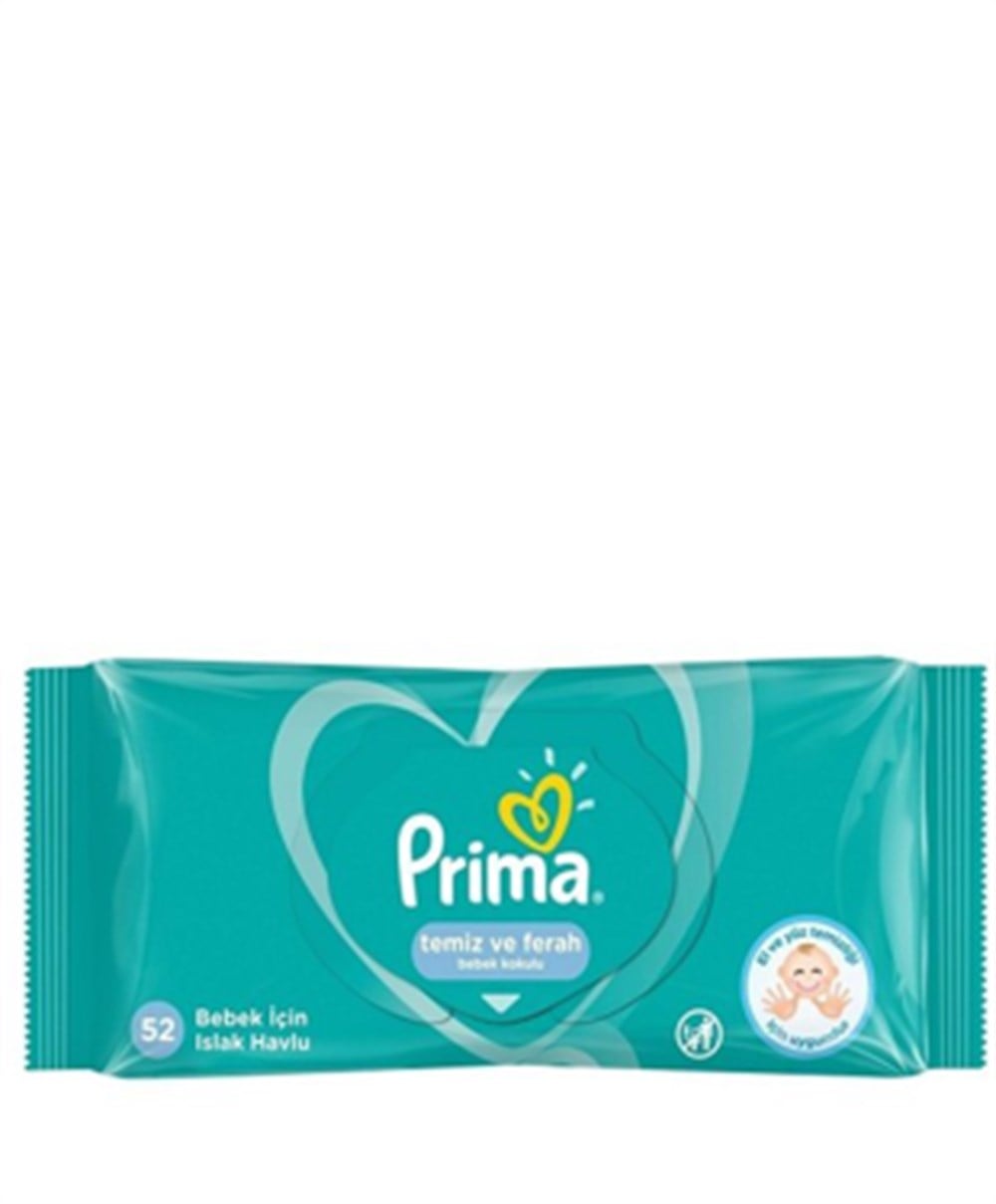 PRİMA PAMPERS SENSİTİVE ISLAK HAVLU 52Lİ