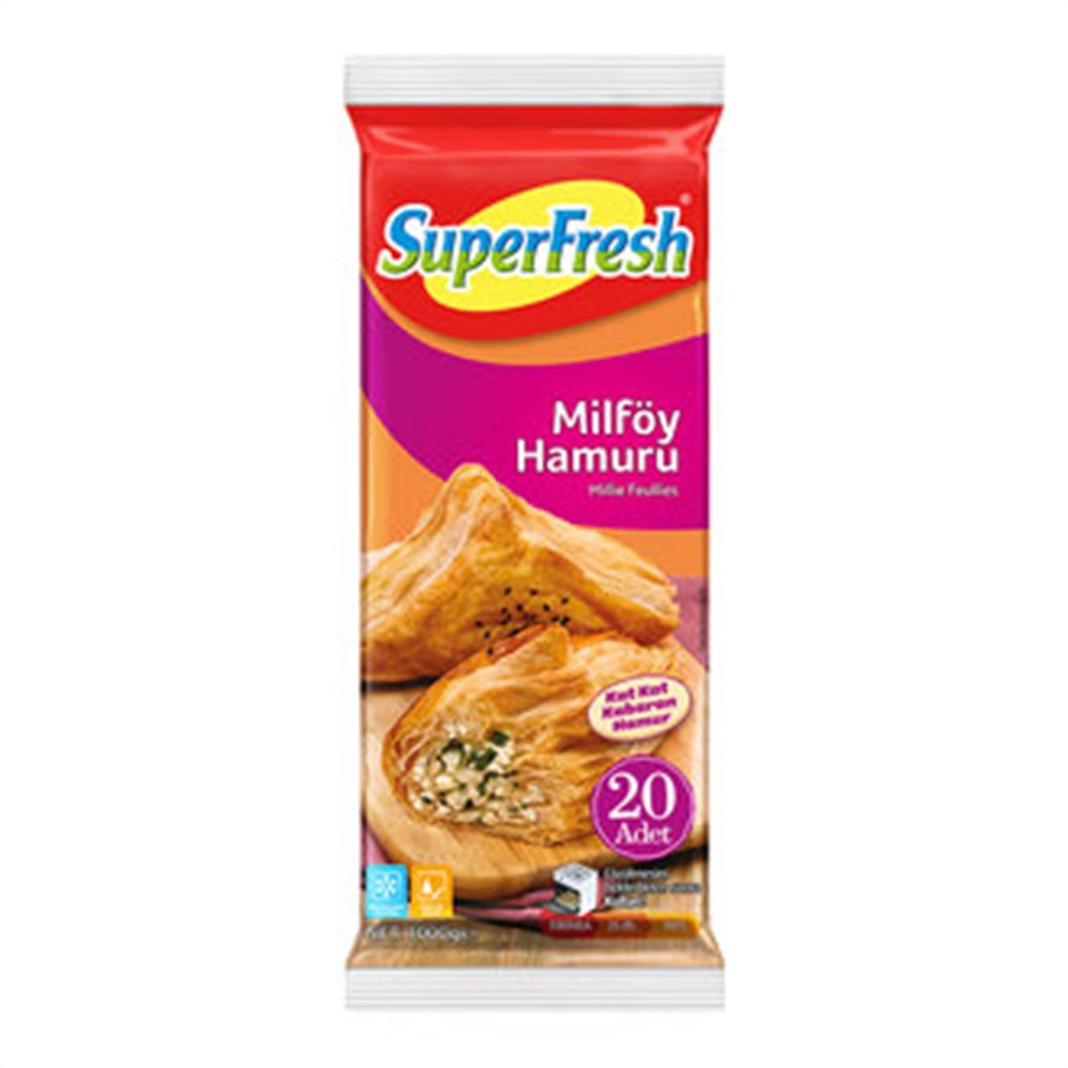 SUPERFRESH MİLFÖY HAMURU 1000GR