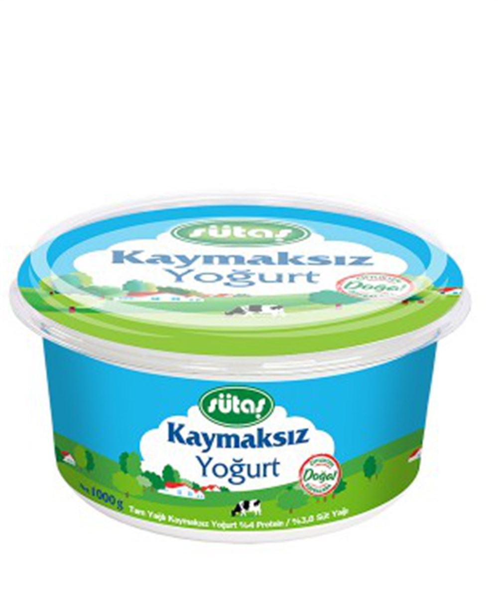 SUTAS KAYMAKSIZ YOGURT 1000GR