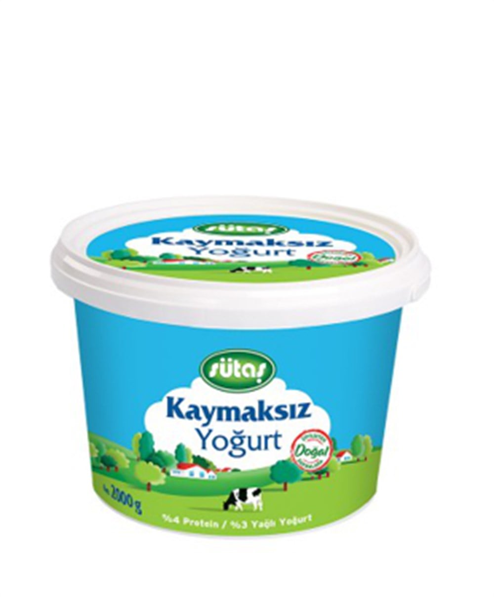 SUTAS KAYMAKSIZ YOGURT 2000GR
