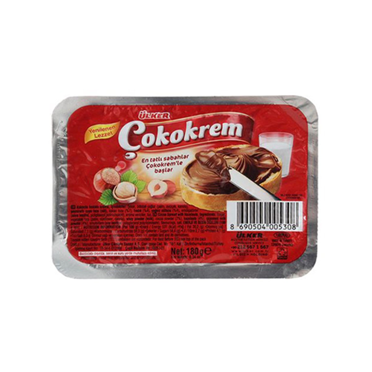 ÜLKER ÇOKOKREMEM BLISTER 180 GR