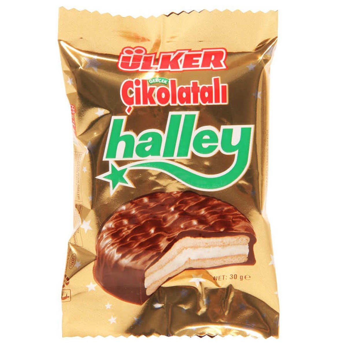 ÜLKER HALLEY ÇİKOLATALI PASTA 30GR