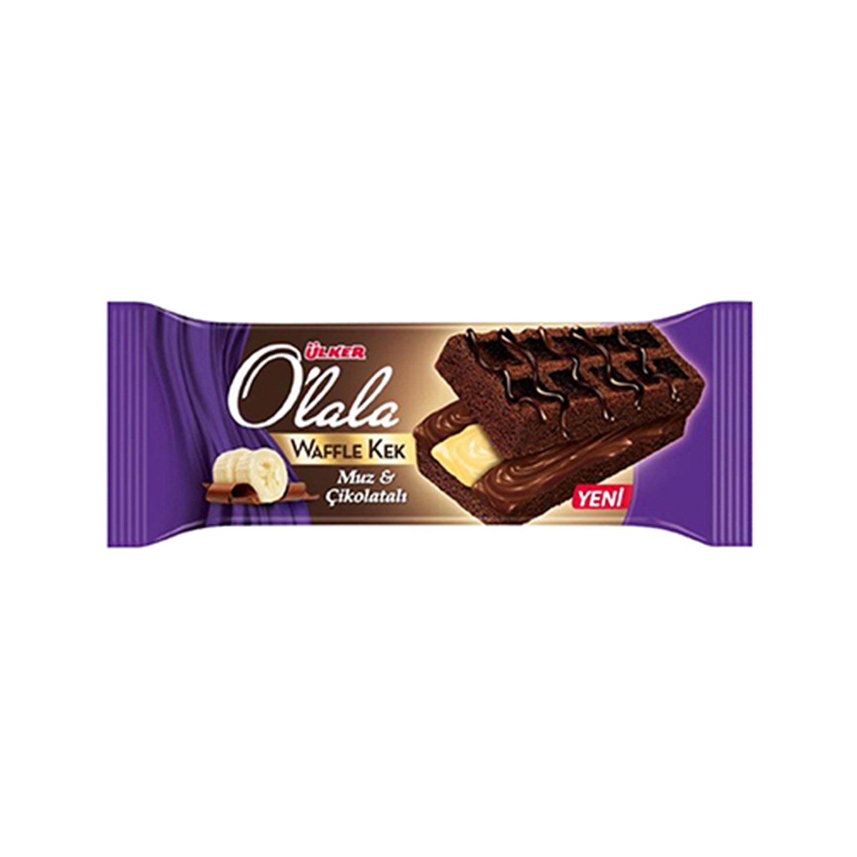 ÜLKER OLALA WAFFLE KEK ÇİKOLATI MUZLU 70 GR