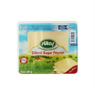 SÜTAŞ DİLİMLİ KAŞAR 60GR