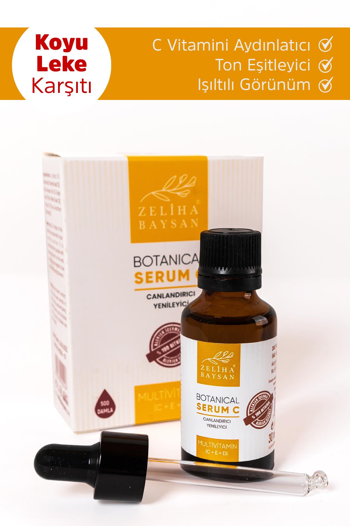 C Vitaminli Aydınlatıcı Renk Ton Eşitleyici Serum 30 ml