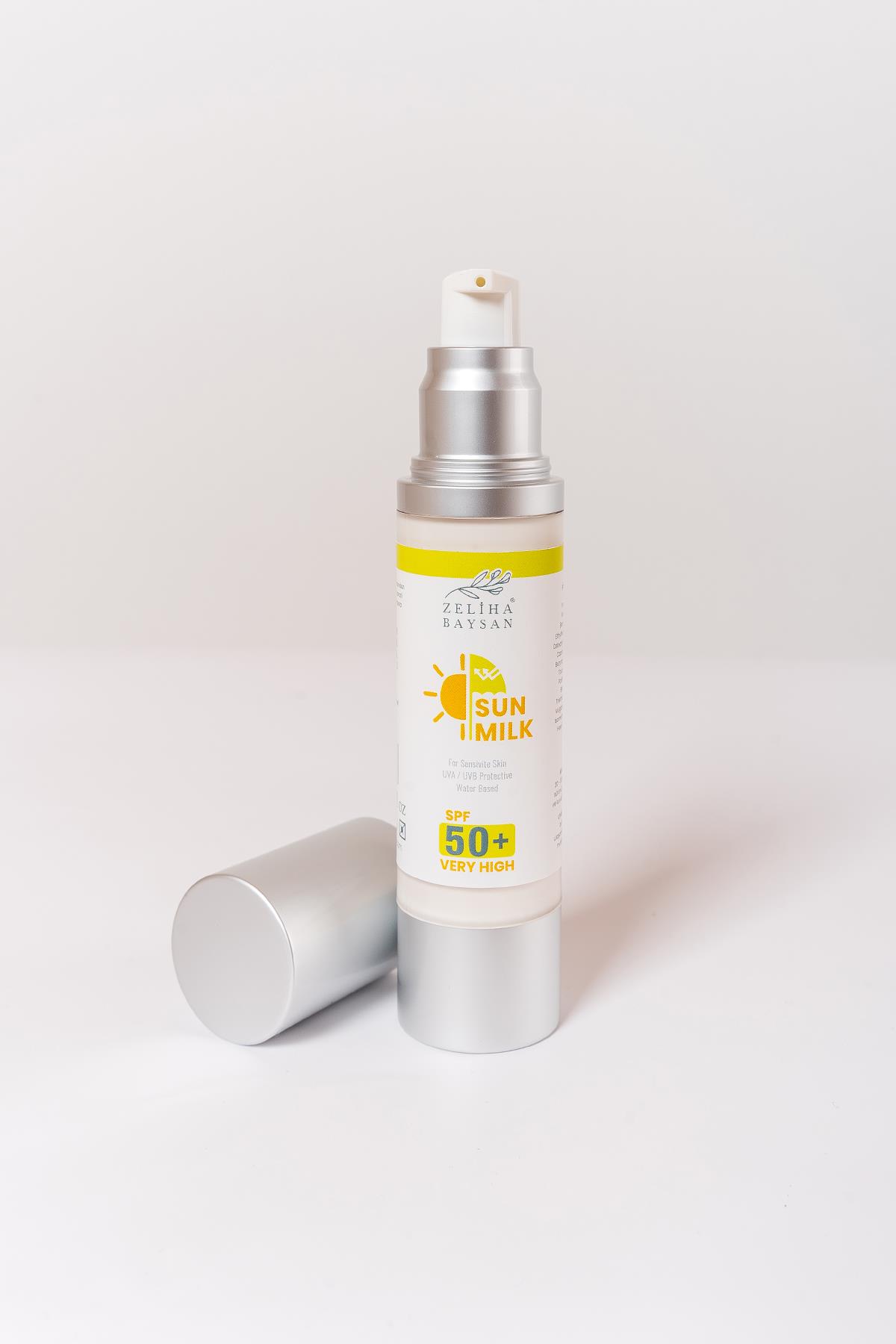 Hassas Ciltler için Yüksek Koruma Güneş Sütü Spf 50+