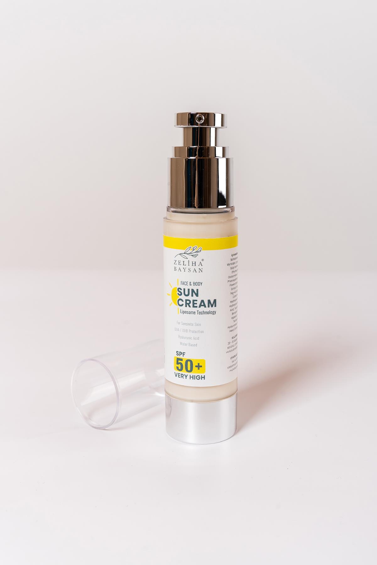Hassas Ciltler için Yüksek Koruma Güneş Kremi Spf 50+