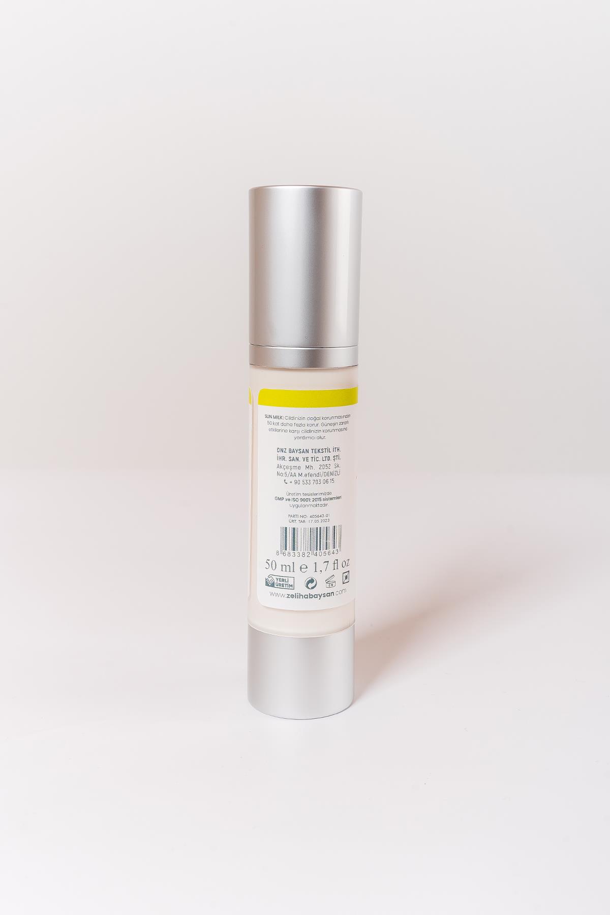 Hassas Ciltler için Yüksek Koruma Güneş Sütü Spf 50+