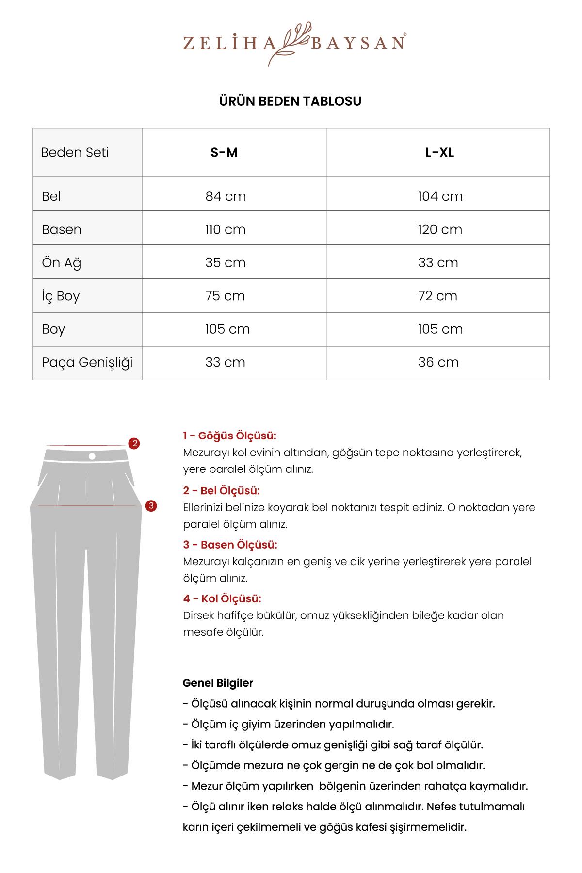 Kyra Müslin Kadın Pantolon Gri