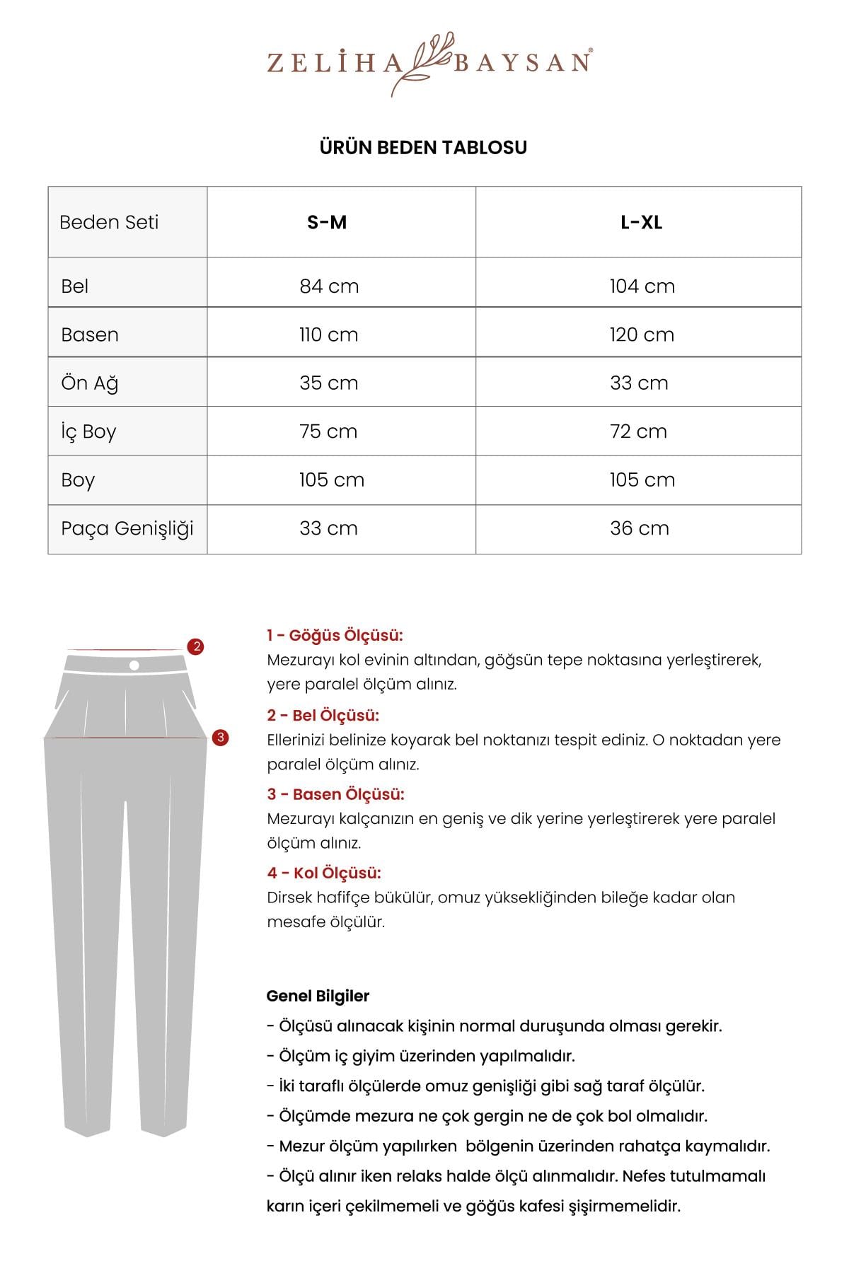 Kyra Müslin Kadın Pantolon Siyah