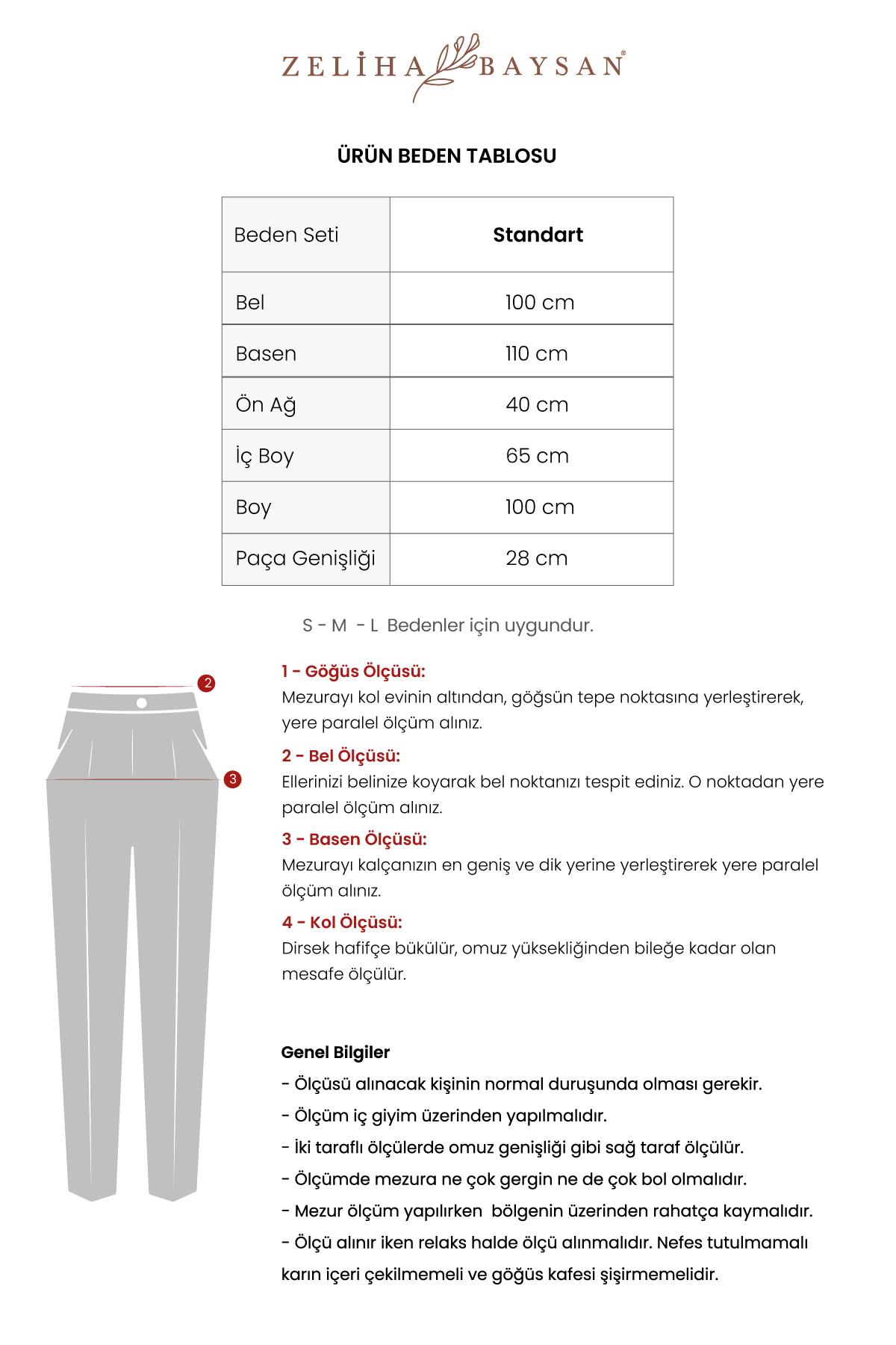 Lambert Müslin Düz Unisex Pantolon Pembe