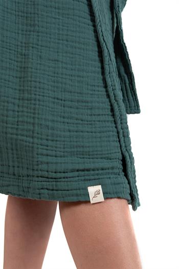Unisex Dalya Müslin Bornoz Mint