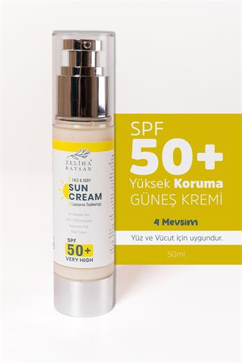Hassas Ciltler için Yüksek Koruma Güneş Kremi Spf 50+