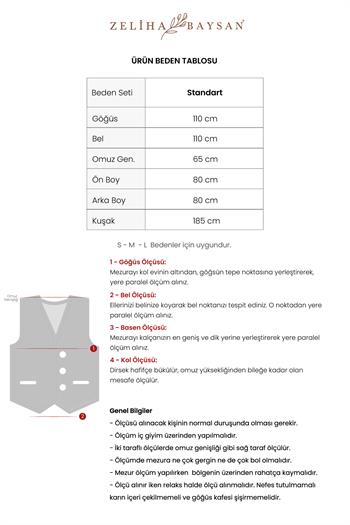 Lambert Müslin Kadın Yelek Gri