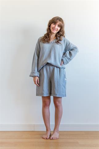 Lambert Müslin Unisex Sweat Gri
