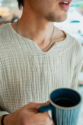Luken Müslin Unisex Alt-Üst Takım Bej
