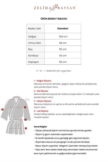 Unisex Faven Müslin Kaftan Bej