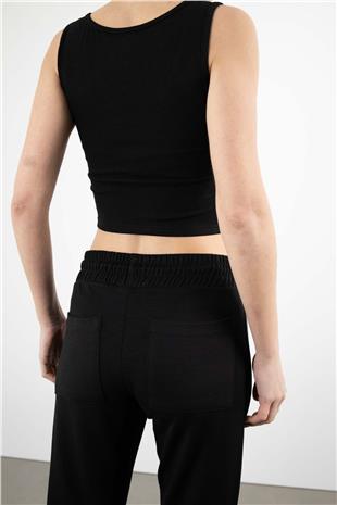 Altı Taşlı Crop Atlet