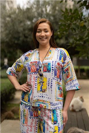 Armut Şekil Desenlı Kadın Kolye