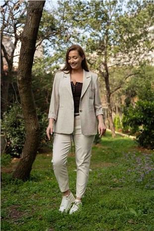 Askı Detay Ön Taşlı Kadın Atlet