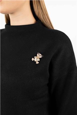 Ayıcık Broş Detay Triko