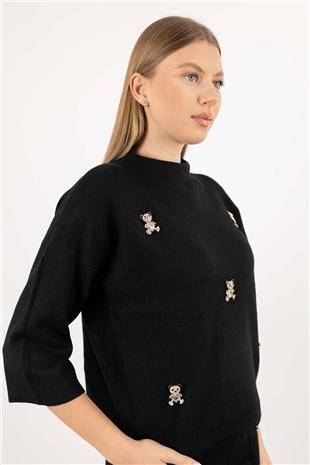 Ayıcık Broş Detay Triko