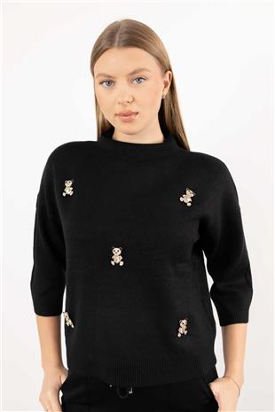 Ayıcık Broş Detay Triko