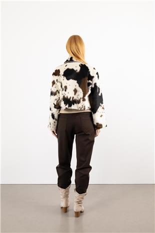 Bel Kemer Detaylı Cepli Kanvas Pantolon