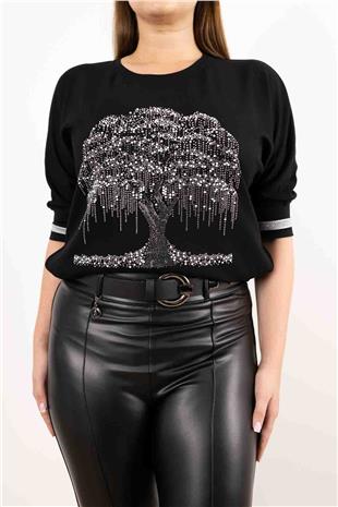 Bel Kemer Detaylı Deri Pantolon